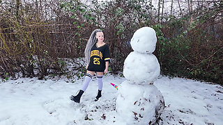Fucking the Snowman!