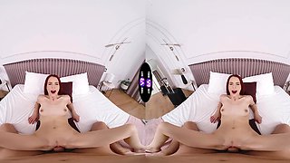 Redhead Sirena Milano enjoys passionate sex with her boyfriend in pov style