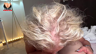 Cougar in Need of Juice Gets by a Much Younger Guy...