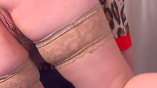 Leopard Print Stepmom Teases You with Her Big Juicy Ass - Humiliating Ass Worship JOI, Dirty Talk & Cum Countdown