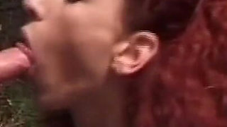 Young German Amateur Redhead Fucked in the Street and Cum on Her Ass