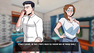 Dawn of Malice: stepmom caught her stepson jerking in her dirty underwear ep 5