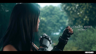 Asian Girl vs Hentai Monster Cock - Hardcore Creampie & Cum In Mouth