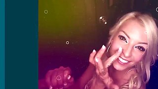 GloryholeSecrets - Tattooed Cutie Tiny Rhea Craves  Swallows Gloryhole Cum Fest