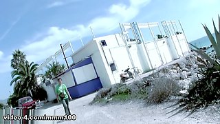 Fucking at the beach with the beautiful Arab Dolce Elektra - MMM100