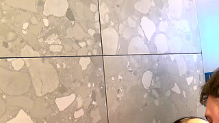 Wife Getting Hot in Jacuzzi with Another Guy, Deep Throat, Cuckold, Pt1