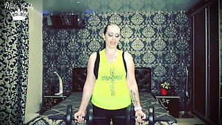 Beating my weight lifting challenge! More than 80 repeats for biceps