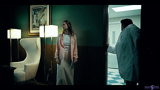 Lucy Mochi & Molly Little Parasited - Sex Hungry Asian Babe Makes Blonde Nurse Into Her Prey