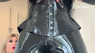 Lacing My Corset Before a Photoshoot