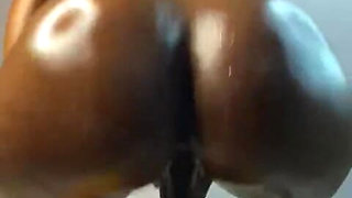 Smoking Session Gets Ebony Queen Horny