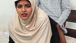 Soft and Desi Muslim Hijab Stepbrother Beautiful Tight Pussy Fucking