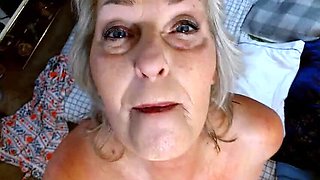 DawnSkye1962 Blue Sheer Panties Solo Masturbation Orgasm Huge Natural Tits Big Ass Mature