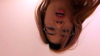 Great close up in japanese teen blowjob pov