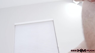 Brett Maker Gets Good Armpit and Feet Licking by Harper Red!