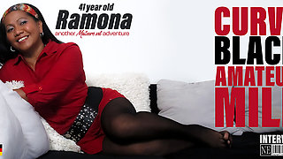 Ramona Is A 41 Year Old Black Curvy Milf That Put On Quite A Show During Our Amateur Interview