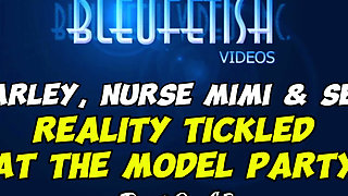 Pt 2 Reality Tickled at the Model Party - Harley, Nurse Mimi & Sea - Sammi Has More Fun Tormenting Another Really Ticklish Girl