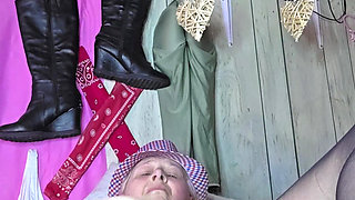 High Heels Whore Gets Fucked by 12 in the Store