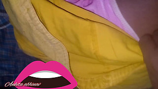 I pressed the breasts of the Bhabhi resting next to me, then woke her up, fingered her pussy and had sex.