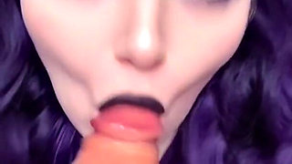 Caught the Fat Goth Nurse Masturbating