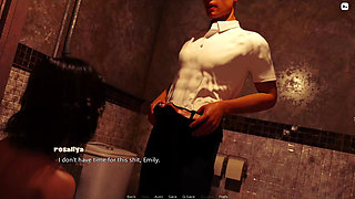 Bright Lord Part 12 Stepsis Emily Blowjob in the Motel Bathroom