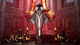 An Acolyte Girl Sacrifices Her Virginity to The Ancient Altar of A Futanari Goddess