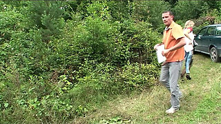 Horny Latina Deepthroats in Park Grass and Gets Her Pussy Hardcore Hammered!