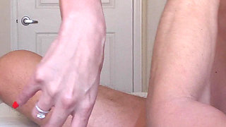 Beautiful Brunette Uses Her Perfect Body to Make Him Cum