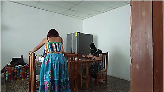 Sinful Maid Spreads Her Pretty Pussy Open