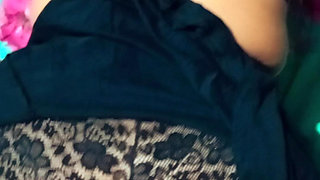 I Enter My Room and I Find My Stepmother-in-law Lying Down and I Had to Give Her Cock