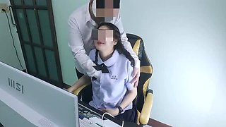 Thai Teen Student Crying Fuck in School Uniform - Homemade 4K Sex