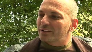 Italian Redhead MILF Kathia Nobili Lingerie Handjob & Blowjob Day Retro Scene