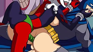 Joker and Harley Quinn manga porn parody