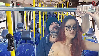 Stranger Kept an Eye on the Hottie Inside the Bus!
