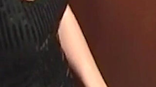 Mature Brunette MILF Sucks Gloryhole Cock Hard