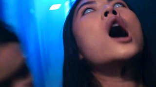 Melody and Emma's bisexual orgy video