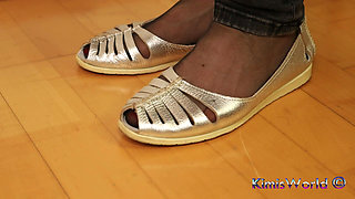 Nylon Soles Worship - Extreme Feet Tease, Dangling & Shoeplay