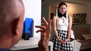 Slutty Student Passes The Exam Getting Fucked And Creampied