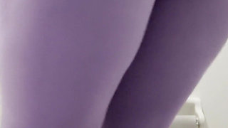 Pissing My Self in Purple Leggings