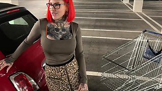 Stunning Buxom Tatted Redhead MILF Pleased Me With Hot BJ & Sex When I Helped Her Out