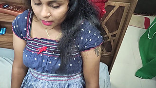 Feet Massage in Nighty