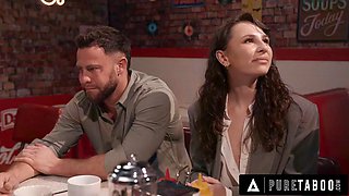 PURE TABOO Caring Liz Jordan Cheers Up Humiliated Older Date In Restaurant After Waitress Comment