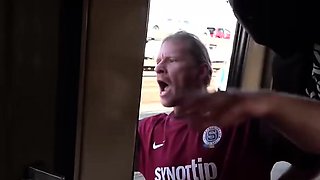 Czech Gang Bang In Bus
