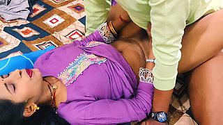 Step Sister and step Brother shared bed and Hard Rough Fuck, full Hindi Audio