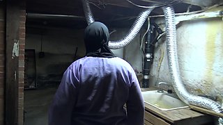 American Soldier Fucks Iraqi Wife Deep Inside Her Asshole