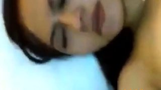 Indian Girl's Expression of Pleasure