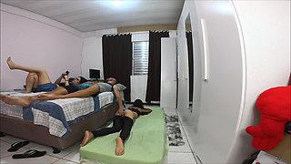 Wife had to share a room with her friend