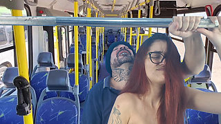 I Got Fucked on Public Transport and He Cummed on Me and Left My Ass Creamy