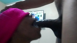 Stepdaddy let me deepthroat his bbc! Am I a good girl now?