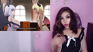 Busty Succubus Fucks Village Men - Hentai Anal Creampie with Big Natural Tits