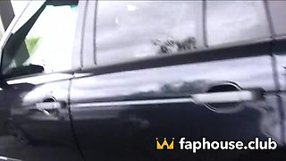 Busty Latina's facial wish come to life with sticky jism shower